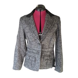 Cabi Tweed Wool Hunting Blazer